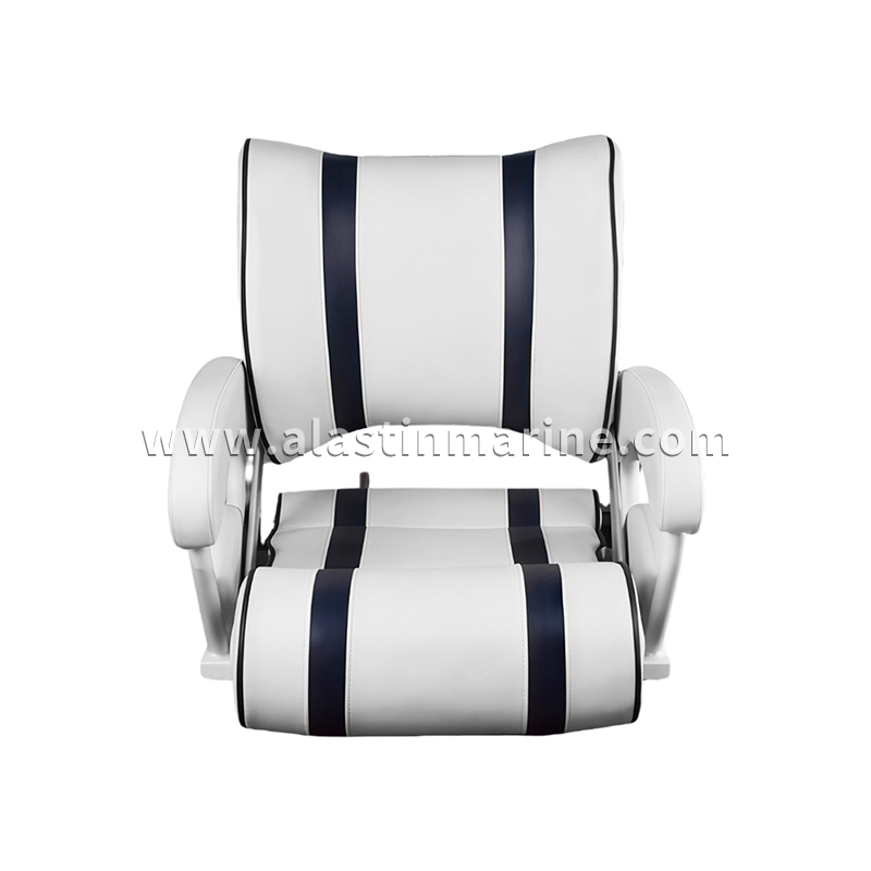 Deluxe Flip-Up Marine Captain Seat with Armrests