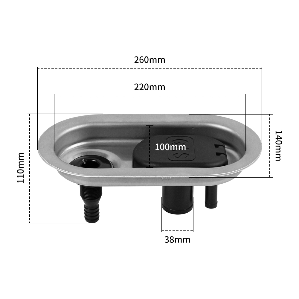 Boat Cleat Dimension Diagram