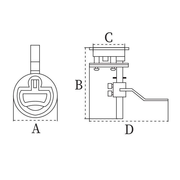 -Turning Lock & Flush Lift Ring (1)